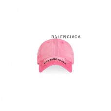 Preços baixos imitação Balenciaga Boné em fúcsia/preto