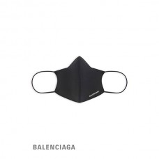 imitação barato Balenciaga Máscara de cuidado em preto