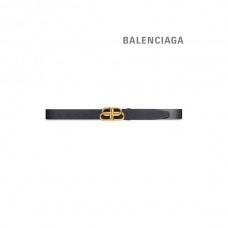 imitação Loja da Balenciaga Cinto Bb Grande em Preto