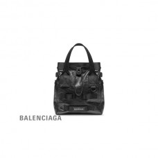 desconto Balenciaga Bolsa Tote Pequena do Exército Masculina em Preto