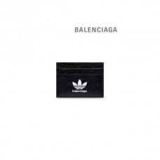 réplica online Balenciaga Porta-cartões masculino/Adidas em preto