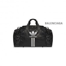 imitação atacadistas Balenciaga Bolsa de ginástica masculina/Adidas em preto