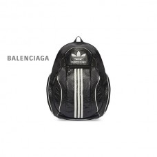 imitação fornecedor Balenciaga Mochila Grande Masculina/Adidas em Preto