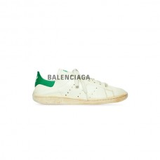 réplica envio grátis Balenciaga Tênis masculino / Adidas Stan Smith desgastado em off white