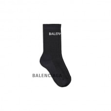 réplica vendas Balenciaga Meias masculinas em preto