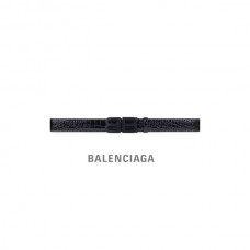 falsa Preços baixos Balenciaga Cinto Grande Ampulheta Bb Masculino em Preto