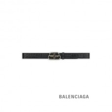 mais barato imitação Balenciaga Cinto Bb Grande Masculino em Preto