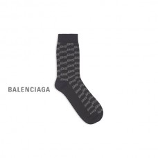 Compre réplica Balenciaga Meias masculinas Bb Monogram em preto