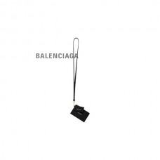 réplica online Balenciaga Bolsa masculina para dinheiro com porta-cartões em preto/branco