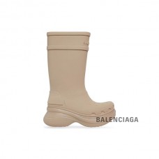 falsa Balenciaga Bota Crocs Masculina em Bege