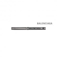 falsa Balenciaga Cinto D Ring Masculino em Preto