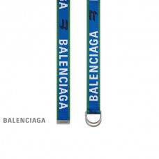 outlet Balenciaga Cinto D Ring Masculino em Azul Marinho