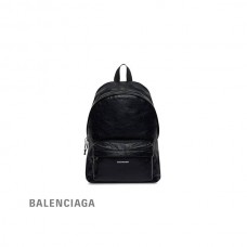 imitação Balenciaga Mochila masculina Explorer em preto