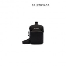 barato Balenciaga Bolsa Mensageiro Explorer Transversal Masculina em Preto