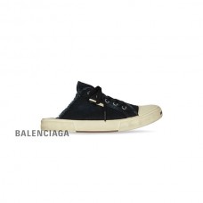 falsa Liberação Balenciaga Mule Paris Masculino em Preto