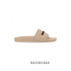 réplica desconto Balenciaga Sandália Deslizamento de Piscina Masculina em Bege