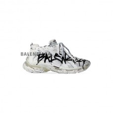 réplica atacadistas Balenciaga Tênis masculino Runner Graffiti em branco