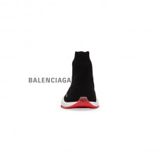 mais barato réplica Balenciaga Tênis de malha reciclada Speed 2.0 masculino com sola transparente em preto