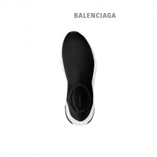 falsa Pré-Venda Balenciaga Tênis de tricô reciclado Speed 2.0 masculino em preto/branco