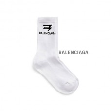 feminino réplica Balenciaga Meias de tênis masculinas esportivas B em branco