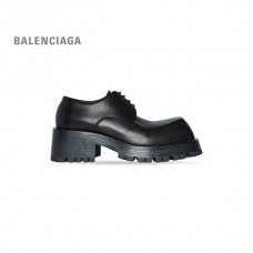 barato online Balenciaga Trooper Derby masculino em preto