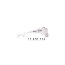 mais barato falsa Balenciaga Óculos de sol Mono Cat 2.0 em cristal