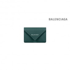 barato em vendas Balenciaga Carteira Papier Mini em Verde