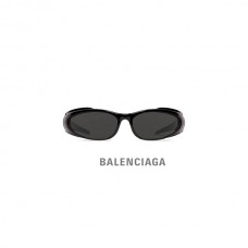 desconto Balenciaga Óculos de sol retangular Xpander reverso em preto