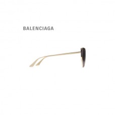 réplica hombre Balenciaga Óculos de sol Shield 2.0 Cat em ouro