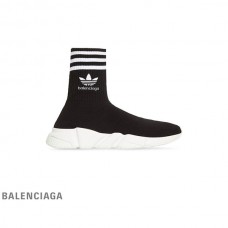 réplica atacado Balenciaga Tênis Feminino/Adidas Speed em Preto