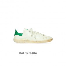 Liberação em vendas Balenciaga Tênis feminino/Adidas Stan Smith desgastado em off white