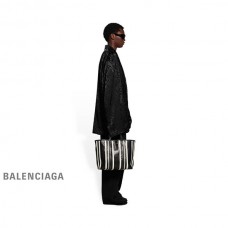 Liberação vendas Balenciaga Bolsa feminina Barbes Médio Leste-Oeste Shopper em preto