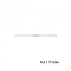 réplica fornecedor Balenciaga Cinto Bb Feminino em Branco