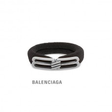 desconto compras da Balenciaga Laço de cabelo feminino Bb Icon em preto