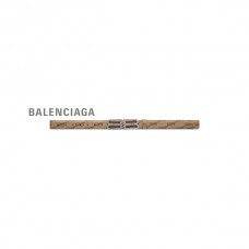 falsa Preços baixos Balenciaga Cinto feminino Bb Signature Bb Monogram revestido em lona bege