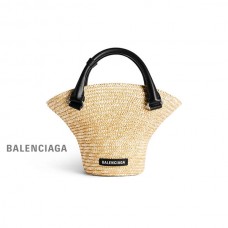 Liberação online Balenciaga Bolsa de praia feminina mini bolsa em natural