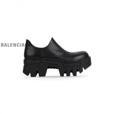 réplica fornecedor Balenciaga Minibota Bulldozer Feminina em Preto