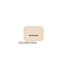 réplica Preços baixos Balenciaga Porta-cartão feminino em areia