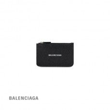 mais barato online Balenciaga Porta-moedas e cartões grandes e compridos em tecido brilhante preto