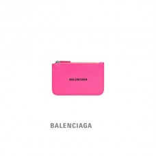 desconto Balenciaga Porta-cartões e moedas grande e longo para dinheiro feminino em rosa fluorescente