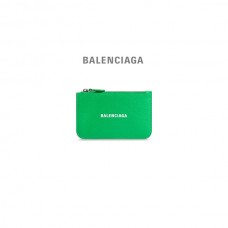 falsa Loja da Balenciaga Porta-cartões e moedas grande e longo para dinheiro em verde