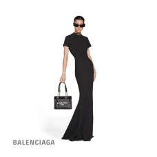 falsa Liberação Balenciaga Bolsa Duty Free Feminina Pequena em Preto