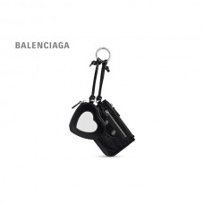 réplica hombre Balenciaga Feminino Le Cagole Clip On Card e Espelho em Preto