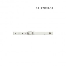 falsa fornecedor Balenciaga Cinto Feminino Le Cagole Stud em Branco Óptico