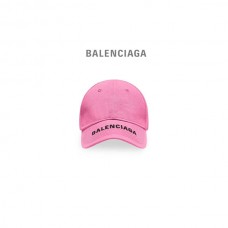 mais barato réplica Balenciaga Boné feminino com logo rosa