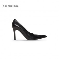 mais barato falsa Balenciaga Bomba feminina Odeon 100mm em preto