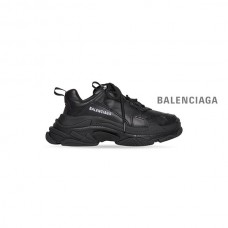 imitação Balenciaga Tênis feminino Triple S em preto