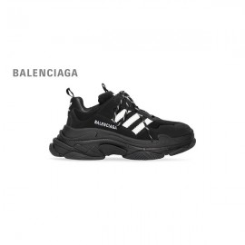 falsa atacado Balenciaga Tênis masculino / Adidas Triple S em preto