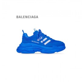 Preços baixos imitação Balenciaga Tênis Masculino/Adidas Triple S em Azul