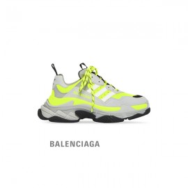 imitação atacado Balenciaga Tênis Masculino/Adidas Triple S em Amarelo Fluo